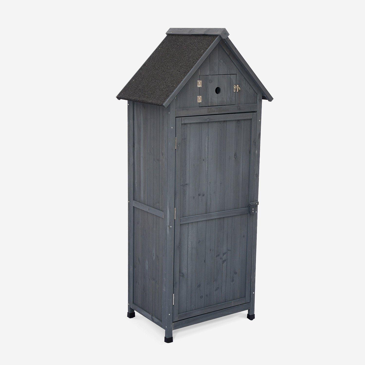 77 X 54.5 X 179cm Wooden Garden Cabinet